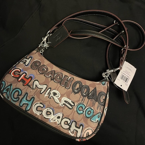 Coach X Mint + Serf Teri Shoulder Bag In Signature Canvas - Picture 6 of 6